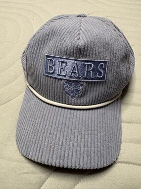 Fanatics BEARS Corduroy Rope-Trim Cap - Gray
